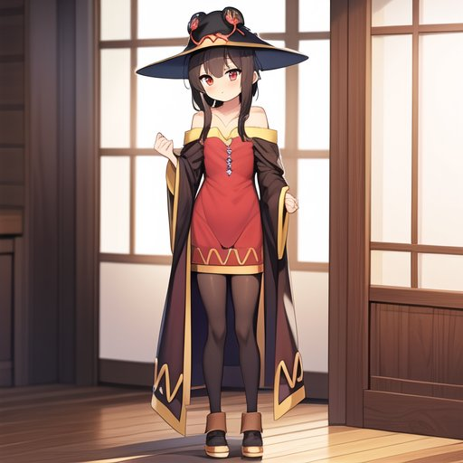 megumin, nud*e, fullbody, full body
